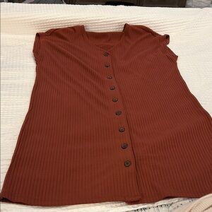 Old Navy Women's Terracotta Button-Front Mini Dress